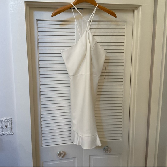 NWT $175 Aidan Mattox Halter A-Line I Roy Dress, Size 6 - Picture 10 of 12